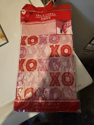 Envío N 24 horas. Mantel de San Valentín nuevo. 54x108 pulgadas. “Amor”. Foto 1 de 3