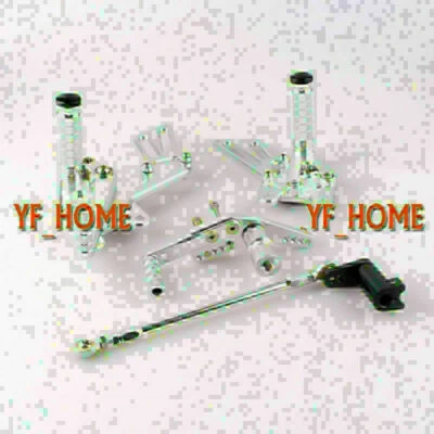 Motorcycle Rear Set Rearsets Foot Peg Pedal fit Honda CBR 1000RR 2008-12 Silver - Image 1 of 4