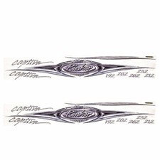 Boat Decal | Rinker CAPTIVA 60TH Anniversary 107 X 14 Inch (pair)