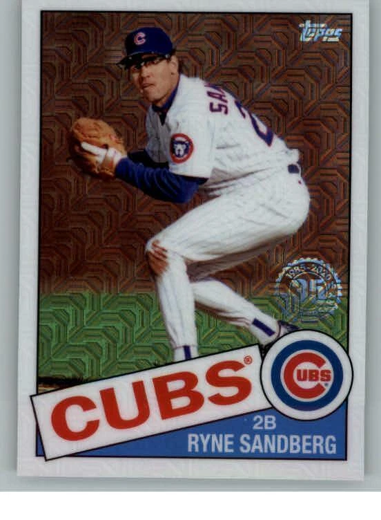 2020 Topps '85 Topps Silver Pack Chrome #85C9 Ryne Sandberg (ref 127356) - Image 1 of 2