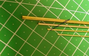 Messingdraht 1000 mm 0,5mm bis 3,0mm Größe Wählbar 1m Draht Messing - Bild 1 von 9