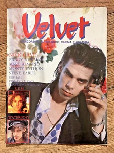 RIVISTA VELVET N.3/1988|NICK CAVE-REM-WATERBOYS-RANDY NEWMAN-MARC ALMOND-DEF JAM - Imagen 1 de 1