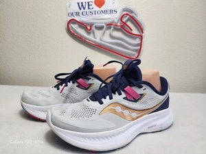 SAUCONY Women's Shoes Mesh Cushioned Sneakers Lace Up White Size 7.5 - Picture 1 of 10