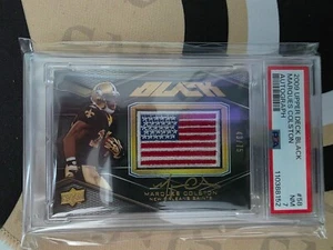2009 Upper Deck Black Marques Colston PSA 7 - Picture 1 of 2
