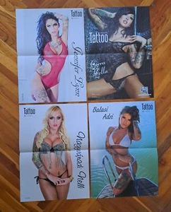 4x Tattoo Inked Girls Poster 01 - Gerra Bella Jennifer Lynn Balasi Adri - Bild 1 von 1
