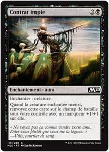 MTG Magic M20 FR - [x4] Unholy Indenture/Contrat impie - Picture 1 of 1