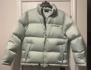 NEW Spyder WINDOM DOWN Jacket WINTERGREEN SIze M MEDIUM Women's RETAIL $279.99 - Picture 1 of 6
