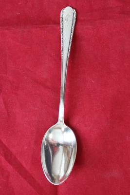 Meriden Britannia MOONGLOW 6" cucharadita esterlina "C" mono (1938) ~24 g Foto 1 de 4