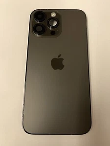 iPhone 14 Pro Max Black Graphite Back Housing Replacement With Some Small Parts - Picture 1 of 8