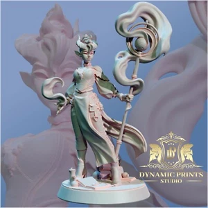 Dagma - Tiefling Sorcerer Wizard - Impresiones dinámicas exclusivas 35 mm miniatura D&D - Imagen 1 de 5