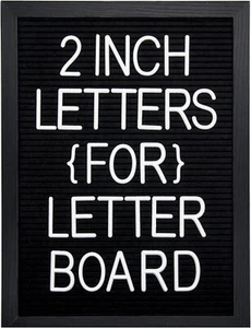 Felt Letter Board Letters Set - 227pcs 2 inches Tall Letters for Letter Boards - Picture 1 of 5