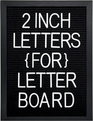 Felt Letter Board Letters Set - 227pcs 2 inches Tall Letters for Letter Boards - Image 1 of 4