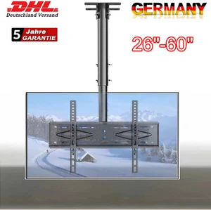 26-60" Zoll TV Deckenhalterung Fernsehr Deckenhalter Schwenkbar Höhenverstellbar - Bild 1 von 10