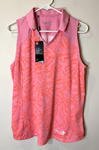 Under Armour Top Damen XL ärmellos Golf Pickleball Heatgear lose pink NEU - Bild 1 von 9