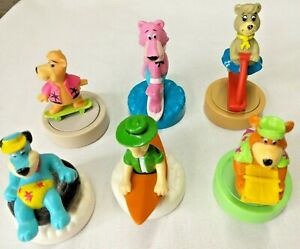 Yogi Bear & Friends Gliders Set of 6 Wendy's Kids Meal Toys Hanna Barbera 1990