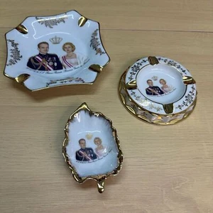 Vintage Limoges Porcelain Princess Grace Kelly-Prince Rainier vintage dishes. - Picture 1 of 13
