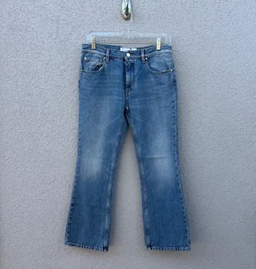 IRO Jeans Womens Freya Cropped Denim Size 26 Fitte Blue Mid Rise Cotton Capsule - Picture 1 of 12