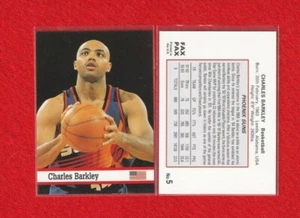 1993 Fax Pax Charles Barkley Suns 76ers #5 - Picture 1 of 1