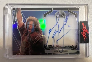 2025 Foglia Pop Century Mel Gibson Immortals #40/100 Autografo Incassato Auto Card - Foto 1 di 2