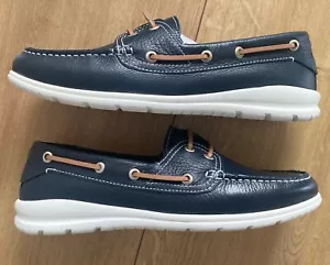 Neue Marc O‘Polo Schuhe Schnürer Leder Bootsschuhe Größe 41 blau UVP 99,95€! - Bild 1 von 9