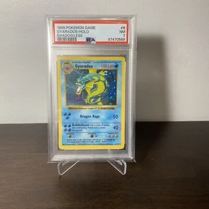 Pokemon TCG - Shadowless Base Set - Gyarados Holo - PSA 7 NM - 6/102 WOTC 1999 - Picture 1 of 3
