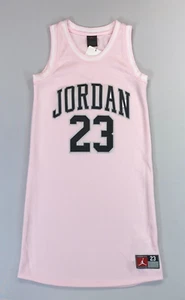 Girl's Nike Jordan Mesh Jersey Tank Top Dress NEW - Picture 1 of 7