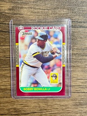 Tarjeta de novato Donruss Opening Day 1987 Bobby Bonilla #167 (RC) Pirates Marlins Foto 1 de 2