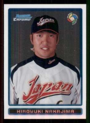 2009 Bowman Chrome WBC Prospects #BCW48 Hiroyuki Nakajima - Image 1 of 2