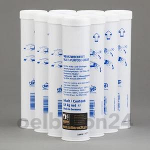 Oelbaron Mehrzweckfett K2 K 12x 400 g Kartuschen Gleitfett Fettkartuschen Fett - Bild 1 von 1