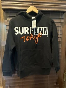 Surf Inn Tokyo Hoodie Adult Small Teen Black W/ Hand Warmer NWT Bought In Japan - Picture 1 of 7