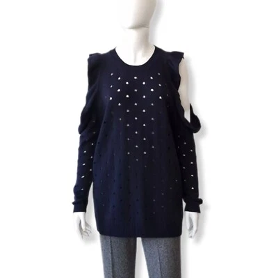 MAX&CO MAX MARA CASHMERE WOOL BLEND SWEATER S 36 US6 UK10 PULLOVER OPEN KNIT - Image 1 of 4