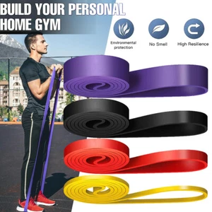 4erSet Widerstandsbänder Klimmzughilfen Fitnessbänder Klimmzüge Resistance Bands - Bild 1 von 12