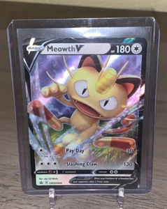Meowth V [SWSH004] Holo Rare, Promo, Mint/NM - Picture 1 of 6