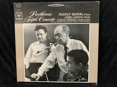BEETHOVEN Triple Concerto - SERKIN, LAREDO, PARNAS - COLUMBIA 2EYE ST LP 1964 - Image 1 of 4