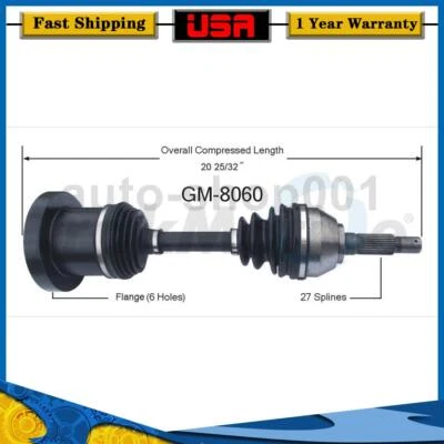 Front Right CV Axle Joint For Buick Riviera 3.8L 1985 1984 1983 1982 1981 1980 - Изображение 1 из 2