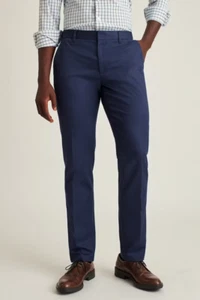 Bonobos Stretch Weekday Warrior Monday True Blue Dress Pant 36/36 Slim Fit NWT - Picture 1 of 8