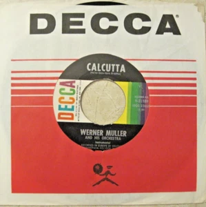 45-rpm-Decca / Werner Muller / Calcutta / 1958 / VG+ - Picture 1 of 3