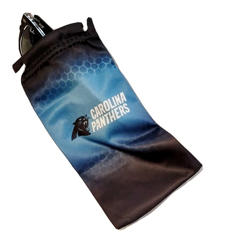 Carolina Panthers Logo Microfiber Sunglasses Holder Pouch NFL Licensed Product Cover