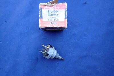 1959-64 GM limpador de para-brisa de velocidade única / interruptor de lavadora NOS! Chevy Olds 1998701 - Imagem 1 de 4