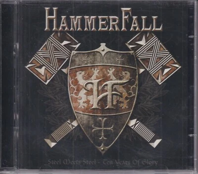 Steel Meets Steel: 10 Years of Glory by HammerFall (Swedish Metal 2-CD Set) Foto 1 de 2