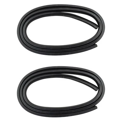 Rubber Door Weatherstrip Seals Pair Set Kit for 73-91 Chevy GMC Pickup Truck - Image 1 of 4