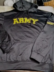 ROTHCO Black & Gold Embroidered ARMY Pullover Hoodie Sweatshirt Sz 2XL NWOT  - Picture 1 of 9