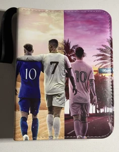 Soccer Card Binder 50 Removable Sleeves Holder Fits 400 Trading Cards - Picture 1 of 7