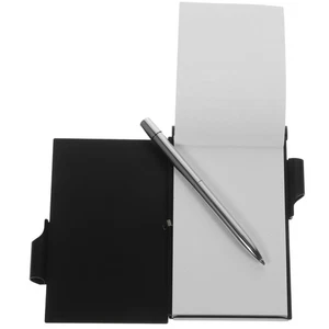 Small Notepad Pocket Size Memo Notebook Aluminium Disk Notizblock Kinder - Picture 1 of 12