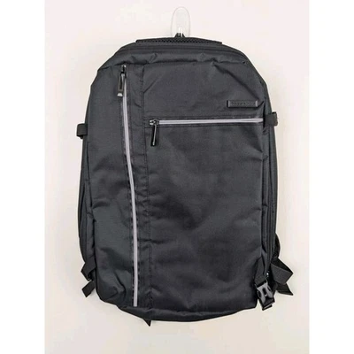 Travelers Choice Carry On Backpack Black Laptop Padded Expandable Bag Sleek - Image 1 of 4