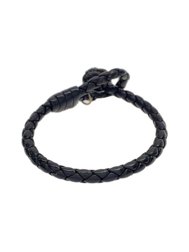 BOTTEGA VENETA Bracciale Pelle Nero Uomo