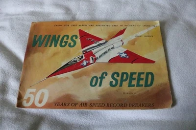Lyons Tea cards Wings of Speed 50 years of air speed record breakers - Image 1 of 4