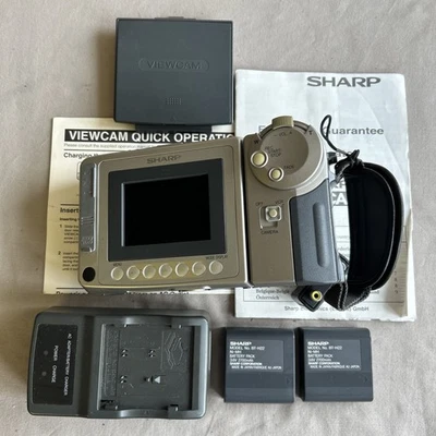 Sharp VLE 610 8mm Retro Viewcam Camcorder Made In Japan With tape Untested Spare - Image 1 of 4