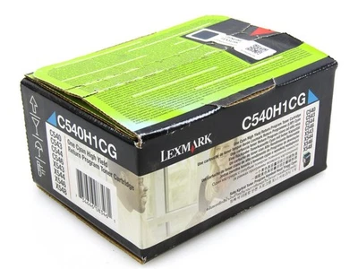 New Genuine Lexmark C540H1CG Cyan Cartridge | Lexmark C544, C546, X546, X548 - Image 1 of 4