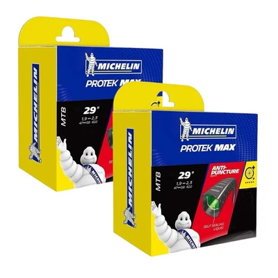 2 Camera D'aria Michelin Antiforatura 29 x 1.9 - 2.3 MTB E-Bike Valvola Schrader